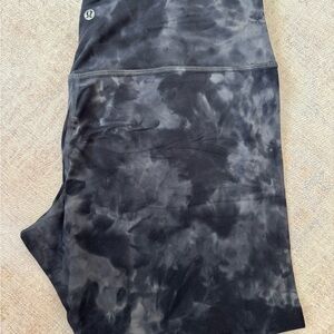 lululemon Align Black Tie-Dye Leggings